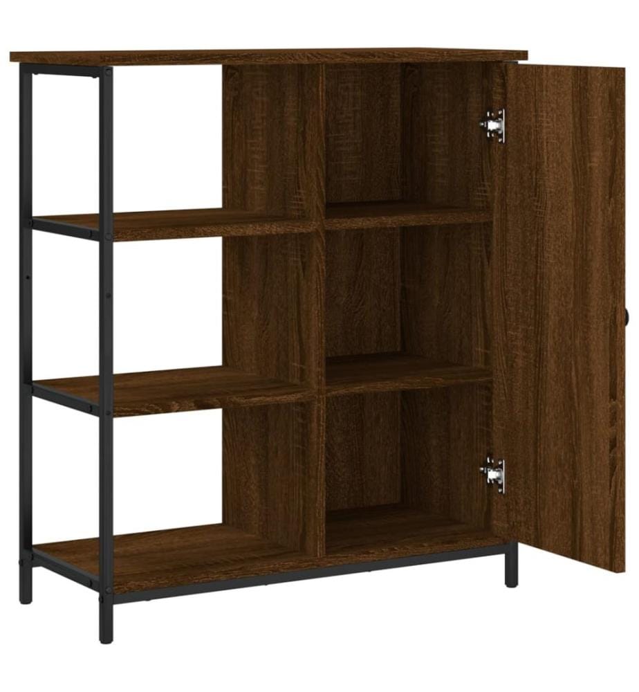 Sideboard Braun Eichen-Optik 70x30x80 cm Holzwerkstoff