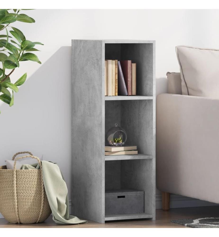 Sideboard Betongrau 30x41x93 cm Holzwerkstoff