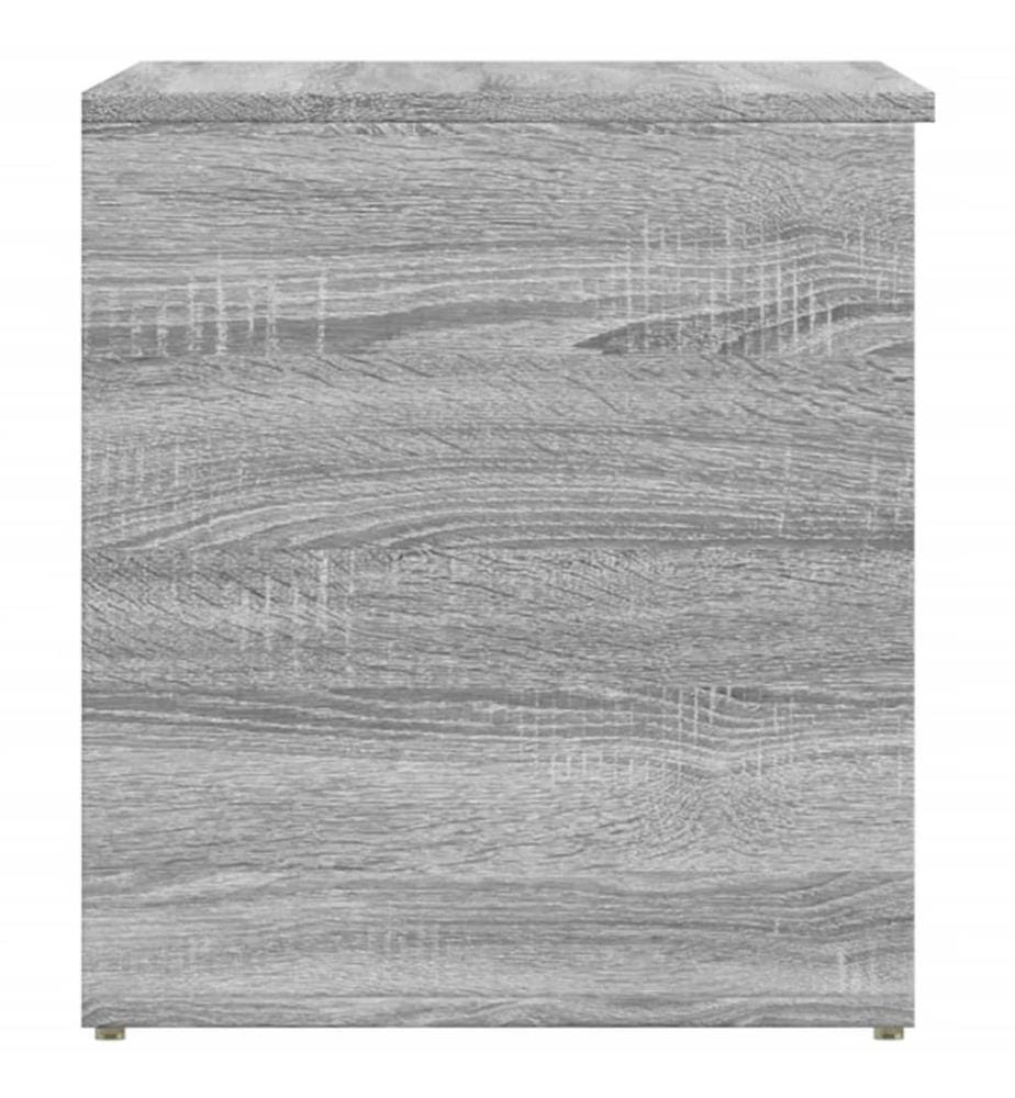 Aufbewahrungstruhe Grau Sonoma 84x42x46 cm Holzwerkstoff