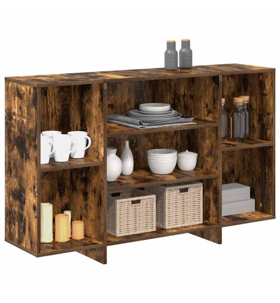 Sideboard Räuchereiche 120x30x75 cm Holzwerkstoff