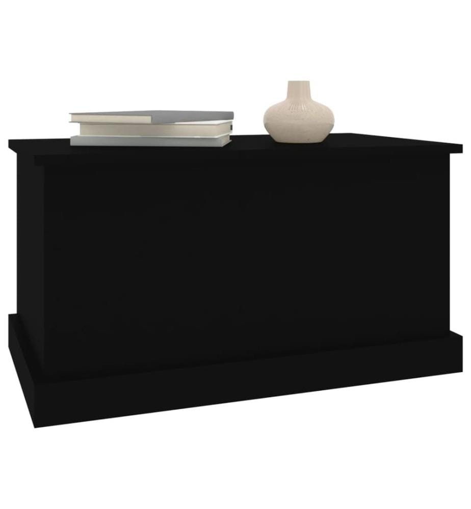 Truhe Schwarz 70x40x38 cm Holzwerkstoff