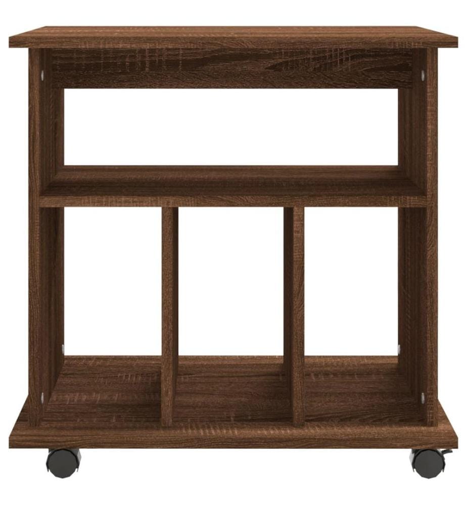 Rollschrank Braun Eichen-Optik 60x45x60 cm Holzwerkstoff