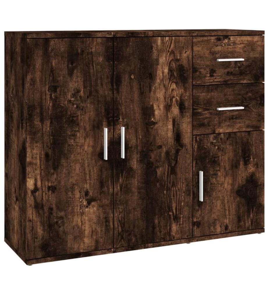 Sideboard Räuchereiche 91x29,5x75 cm Holzwerkstoff