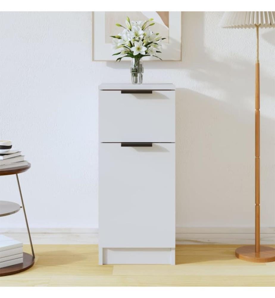 Sideboard Weiss 30x30x70 cm Holzwerkstoff