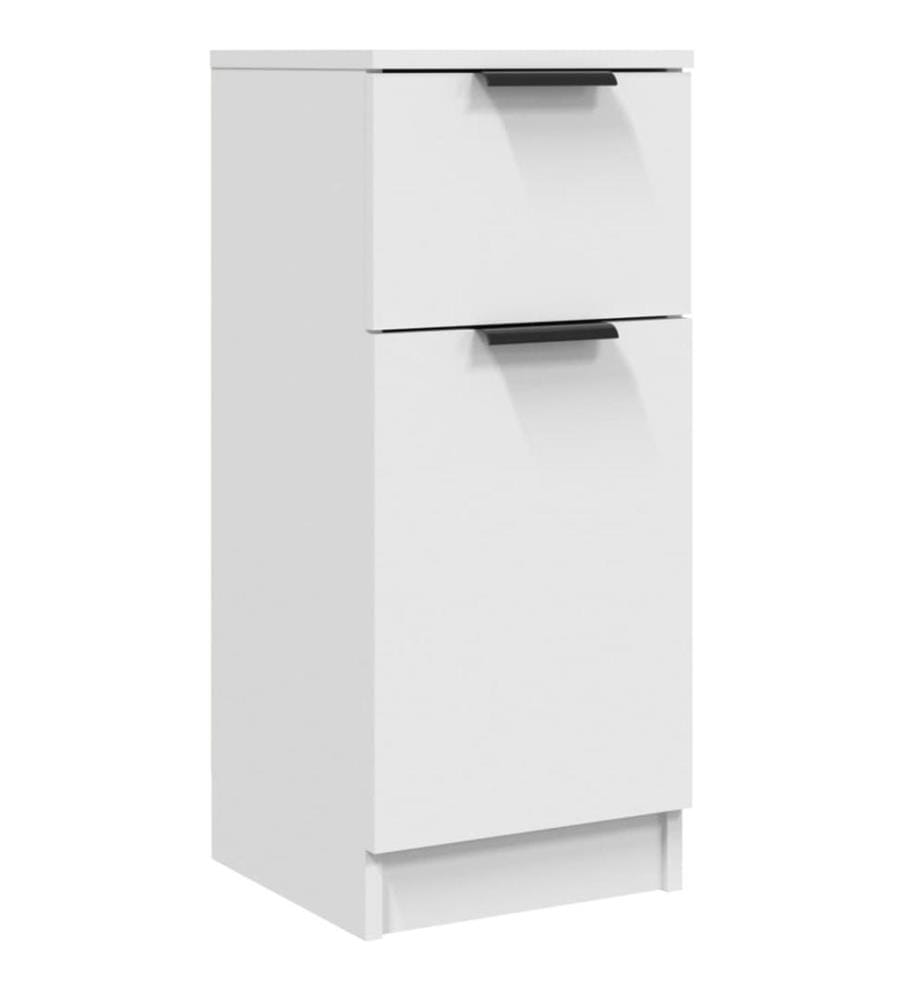 Sideboard Weiss 30x30x70 cm Holzwerkstoff