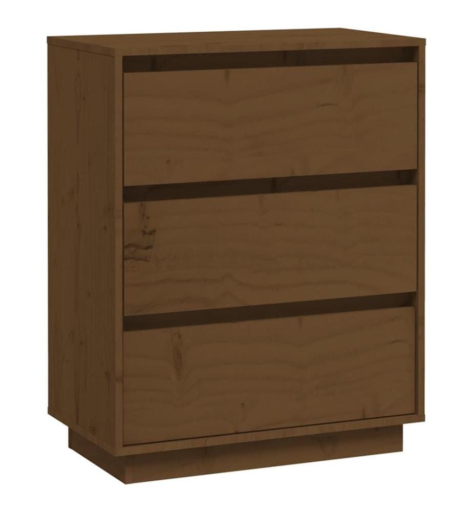 Sideboard Honigbraun 60x34x75 cm Massivholz Kiefer