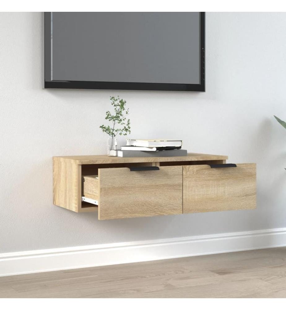 Wandschrank Sonoma-Eiche 68x30x20 cm Holzwerkstoff