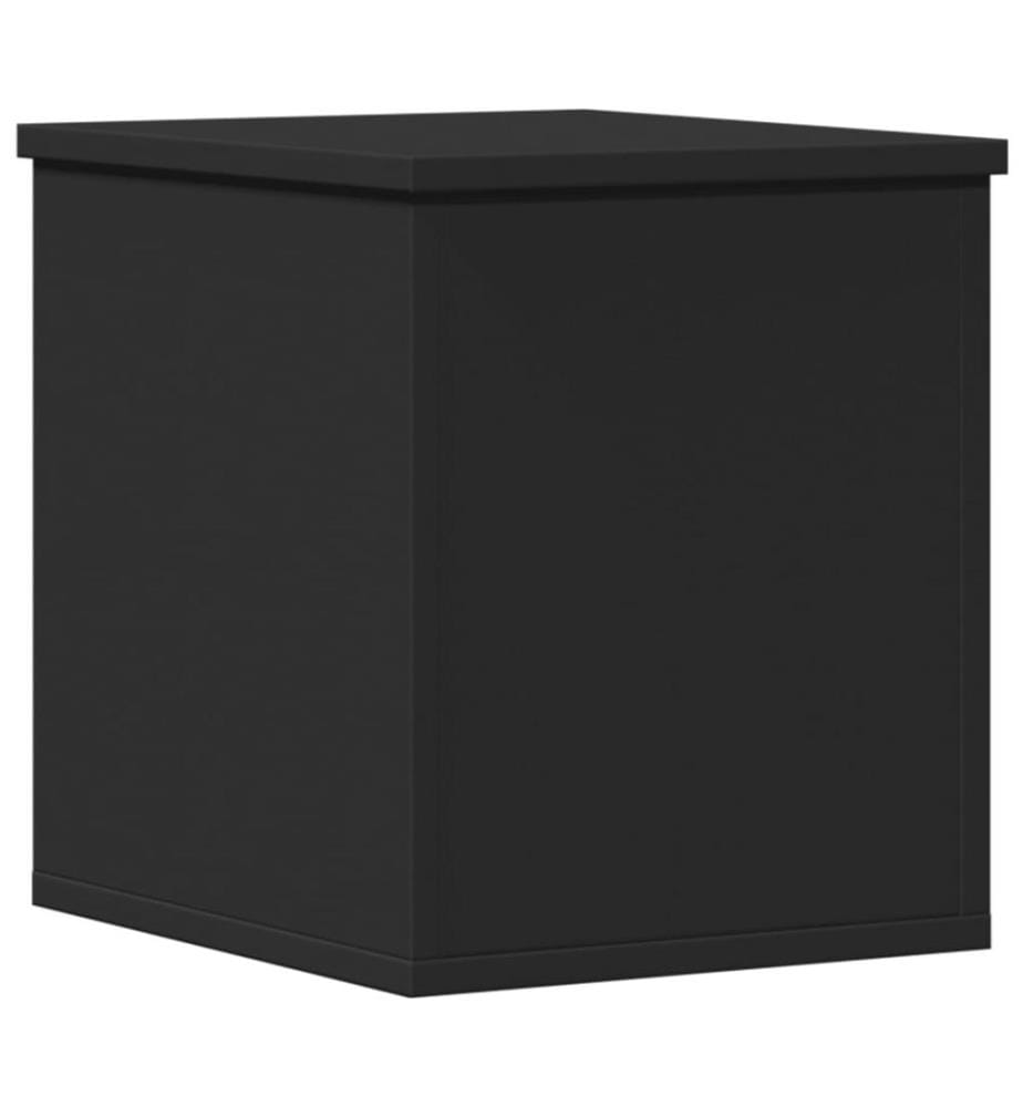 Truhe Schwarz 30x35x35 cm Holzwerkstoff