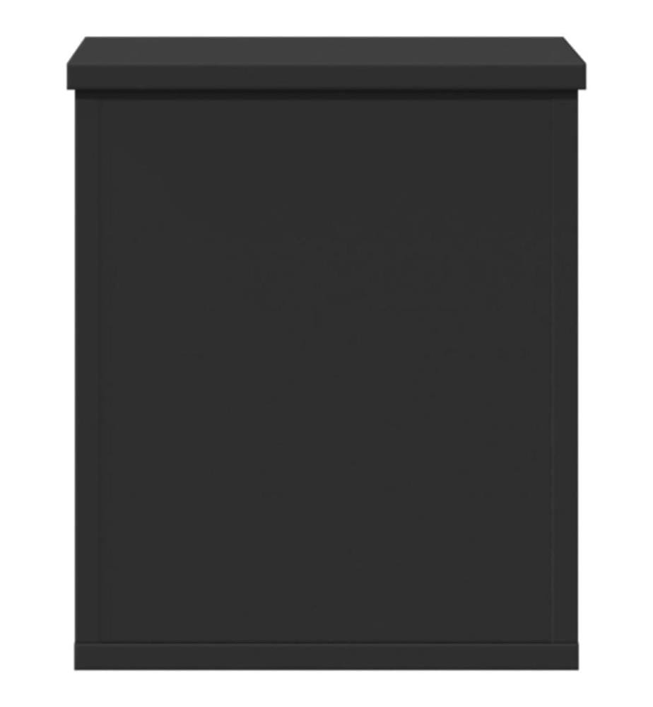 Truhe Schwarz 30x35x35 cm Holzwerkstoff