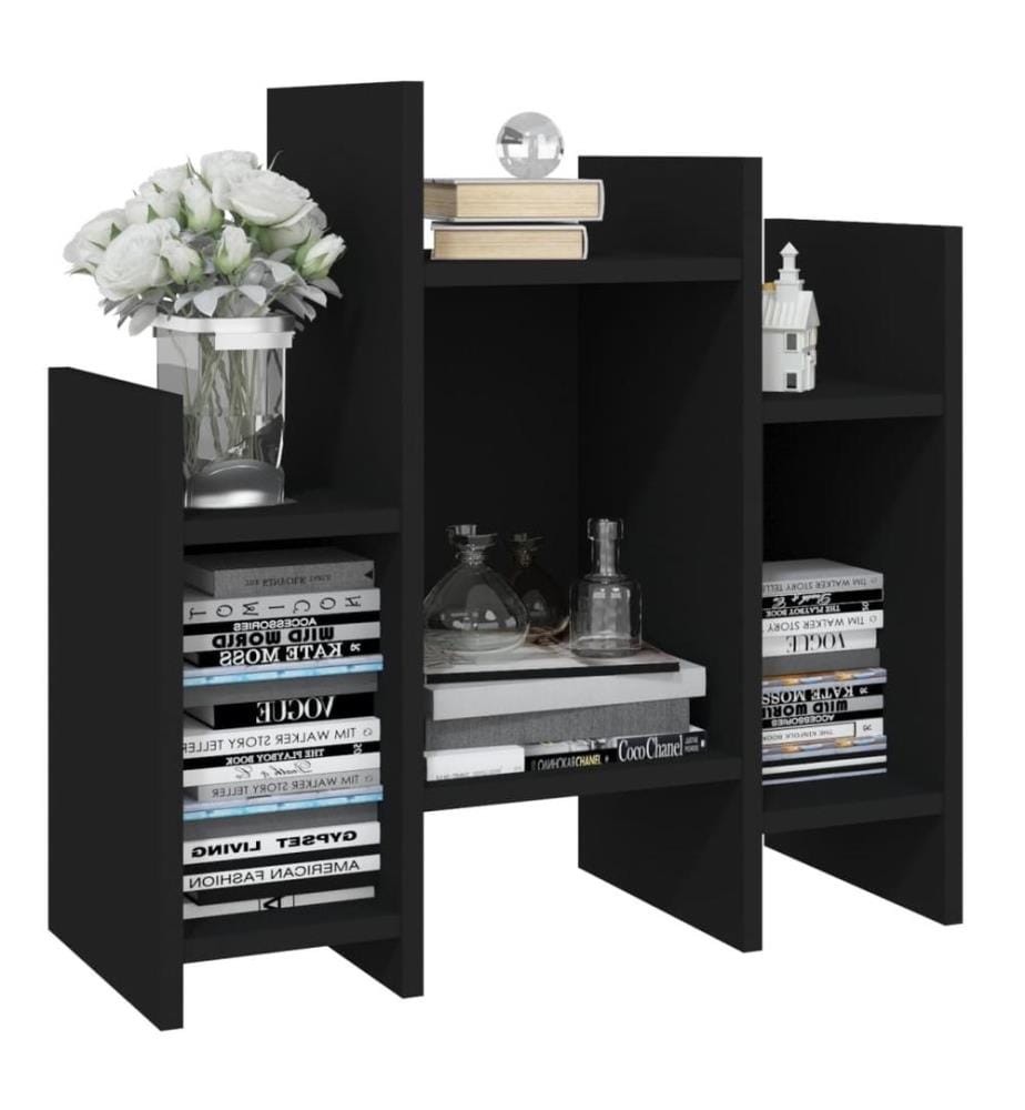 Regalschrank Schwarz 60x26x60 cm Holzwerkstoff