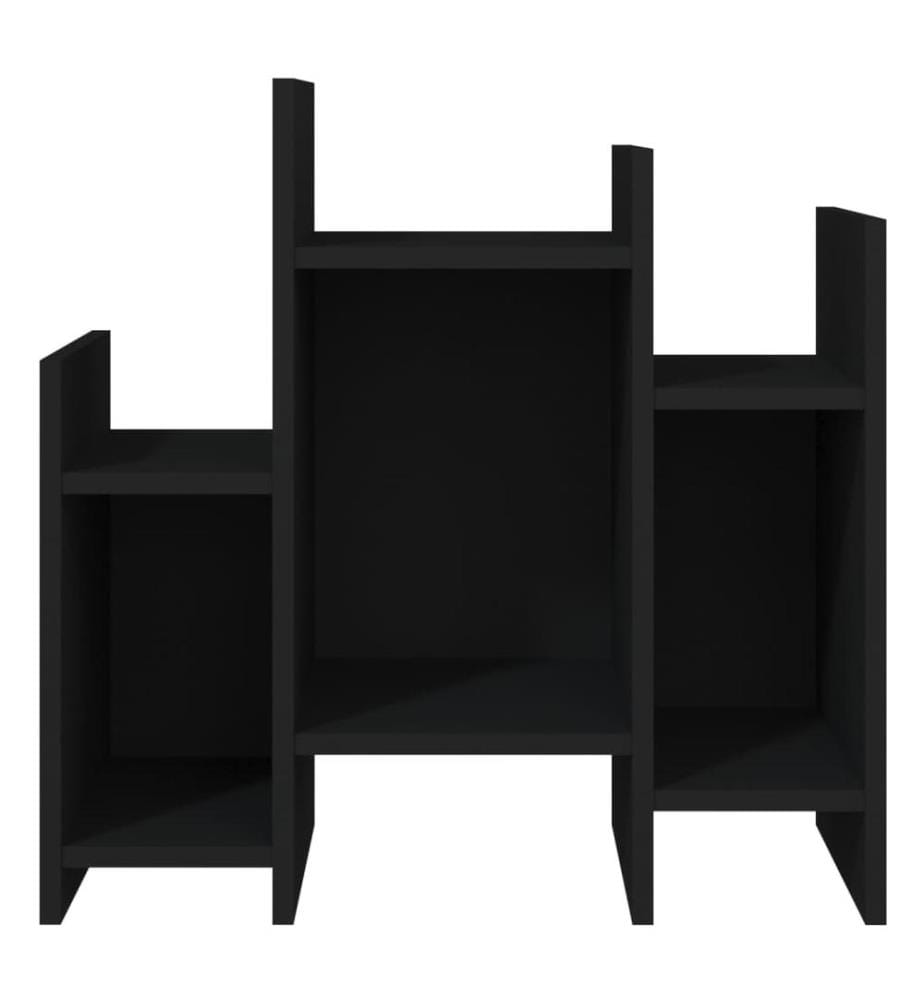 Regalschrank Schwarz 60x26x60 cm Holzwerkstoff