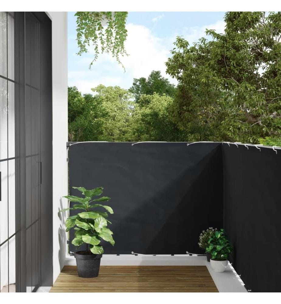 Balkon-Sichtschutz Anthrazit 120x600 cm Oxford-Gewebe
