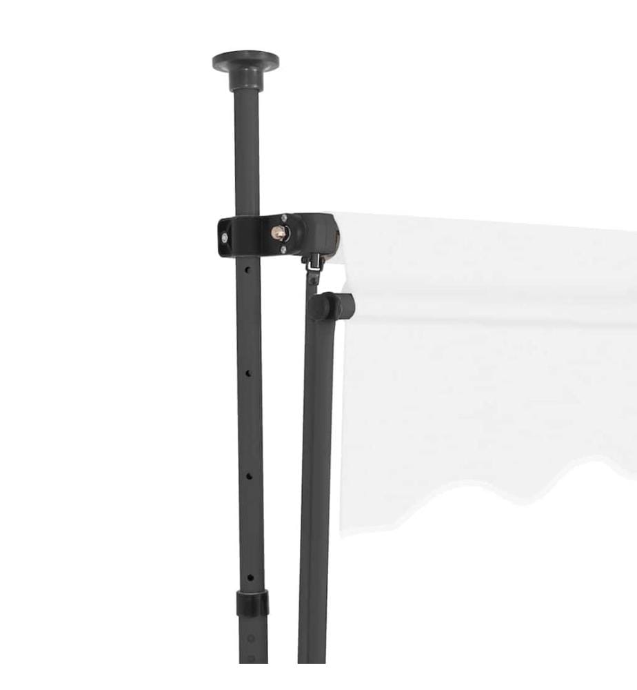 Einziehbare Markise Handbetrieben mit LED 250 cm Creme