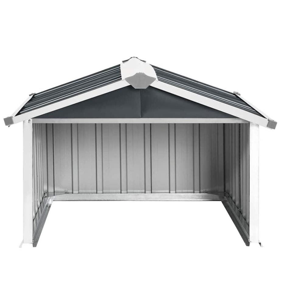 Rasenmäher Garage 92x97x63 cm Verzinkter Stahl Anthrazit