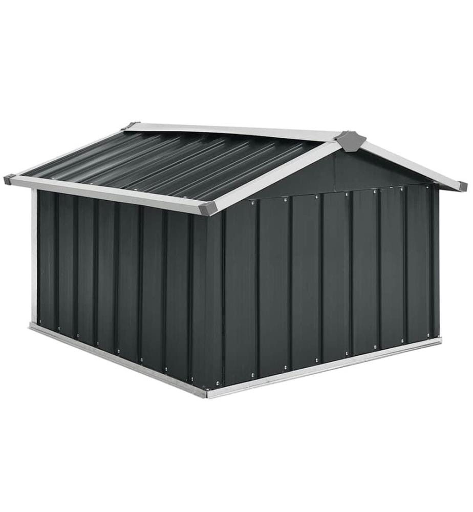 Rasenmäher Garage 92x97x63 cm Verzinkter Stahl Anthrazit