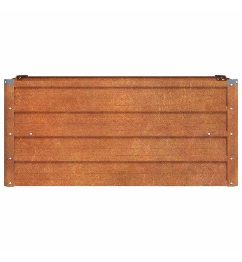 Hochbeet Rostig 100x40x45 cm Cortenstahl