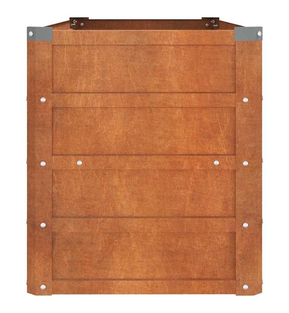 Hochbeet Rostig 100x40x45 cm Cortenstahl