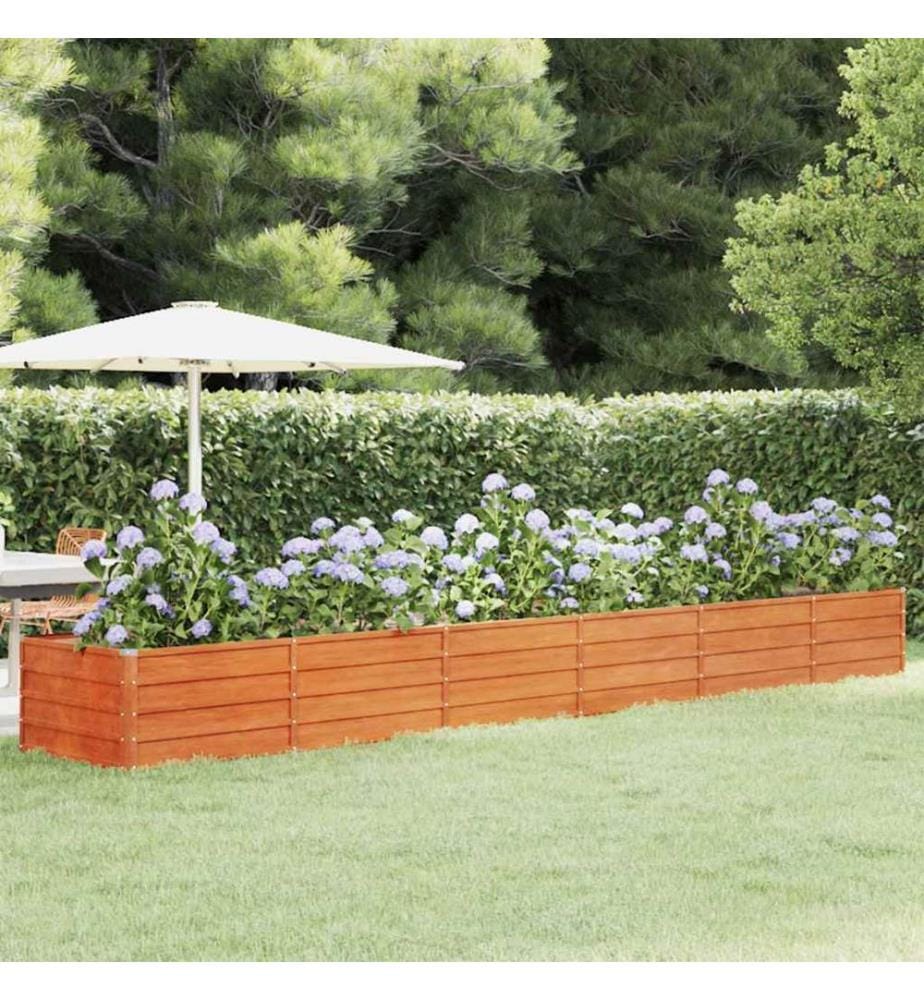 Hochbeet Rostig 480x80x45 cm Cortenstahl