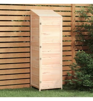 Geräteschuppen 55x52x174,5 cm Massivholz Tanne