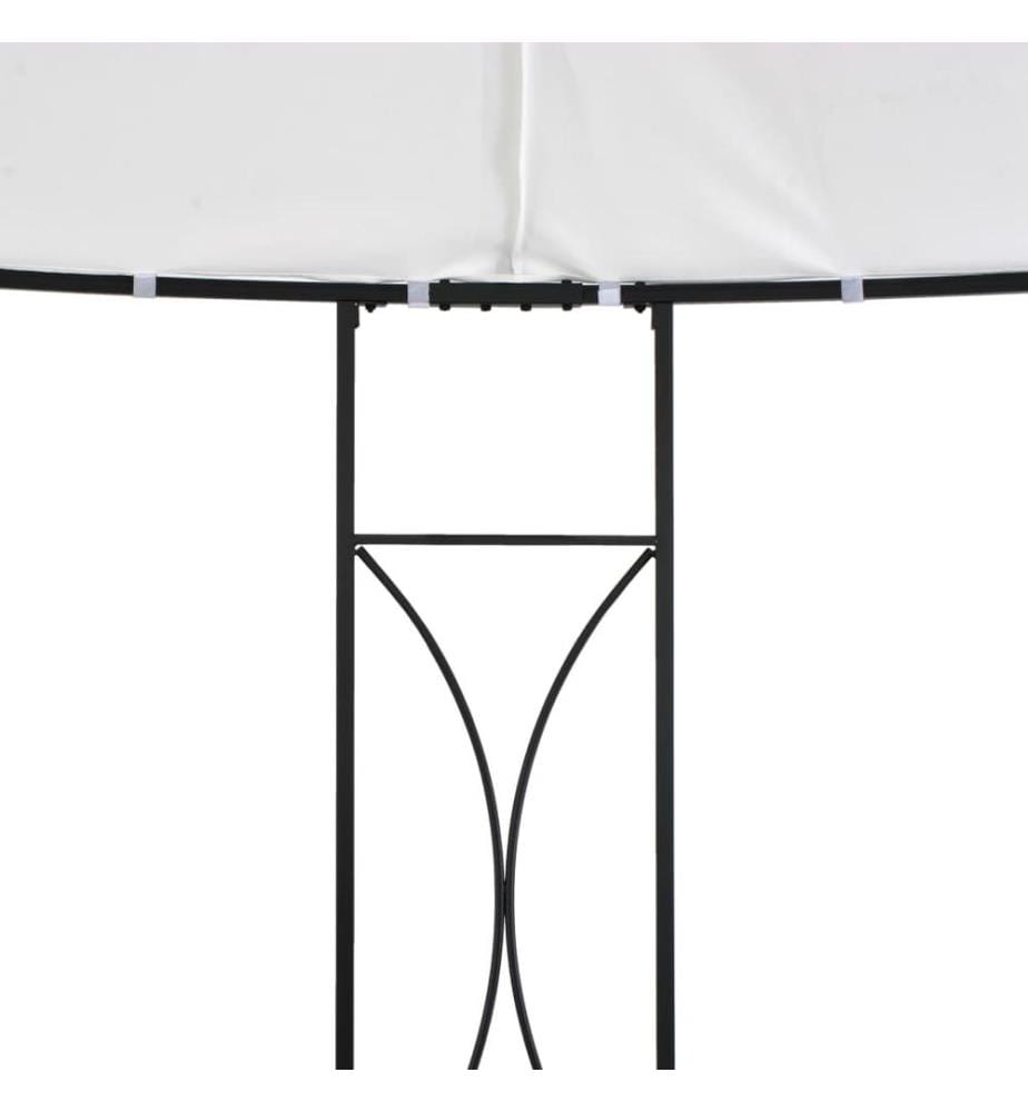 Pavillon 300 x 290 cm Weiss Rund