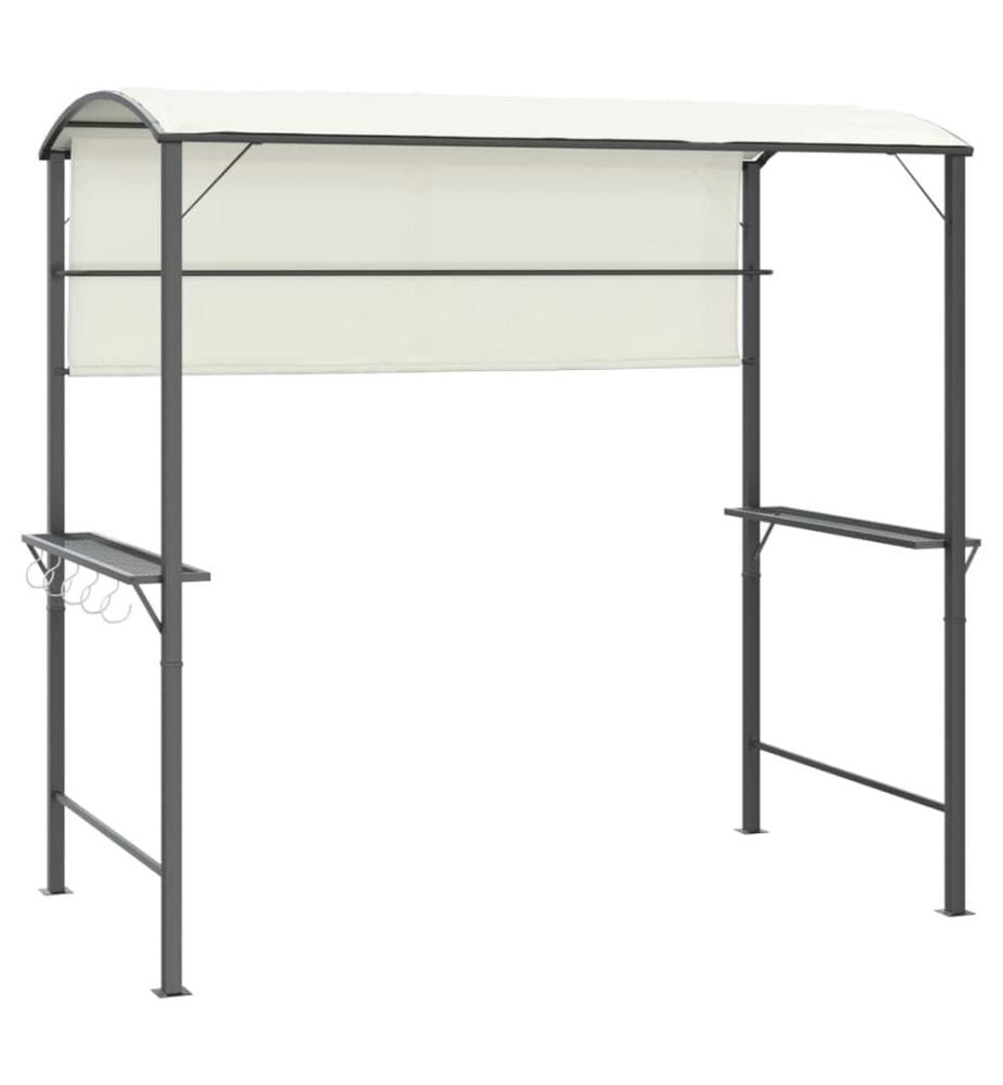 Pavillon mit Dach 220x110x200 cm Creme