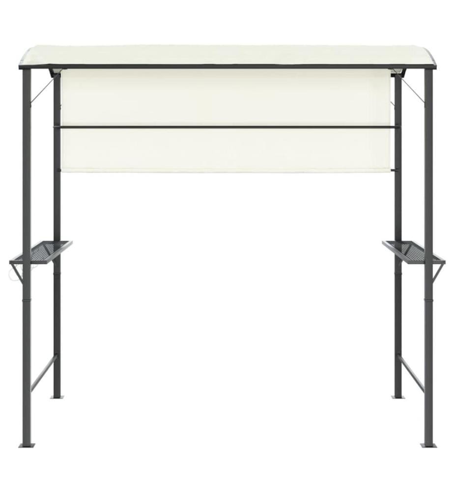 Pavillon mit Dach 220x110x200 cm Creme