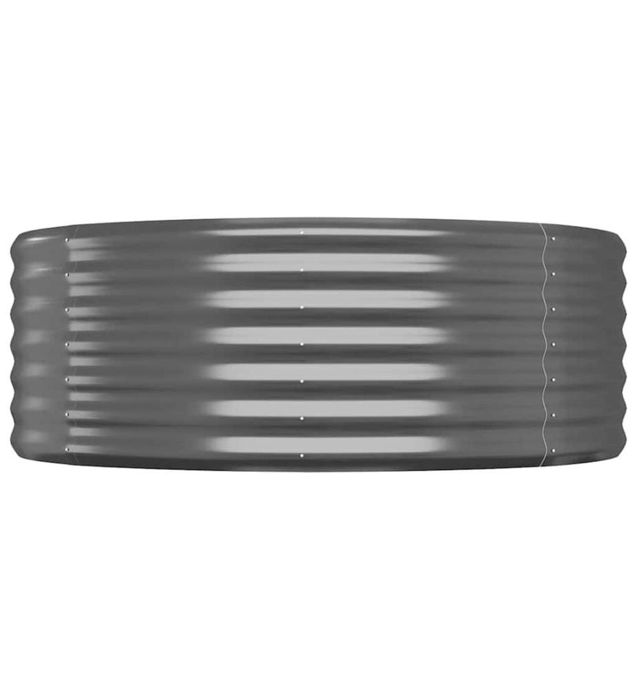 Lit surélevé de jardin Acier galvanisé Anthracite