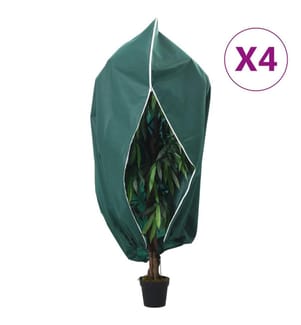 Housses de protection pour plantes avec fermeture éclair 4 pcs