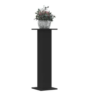 Pflanzenständer 2 Stk. Schwarz 30x30x95 cm Holzwerkstoff