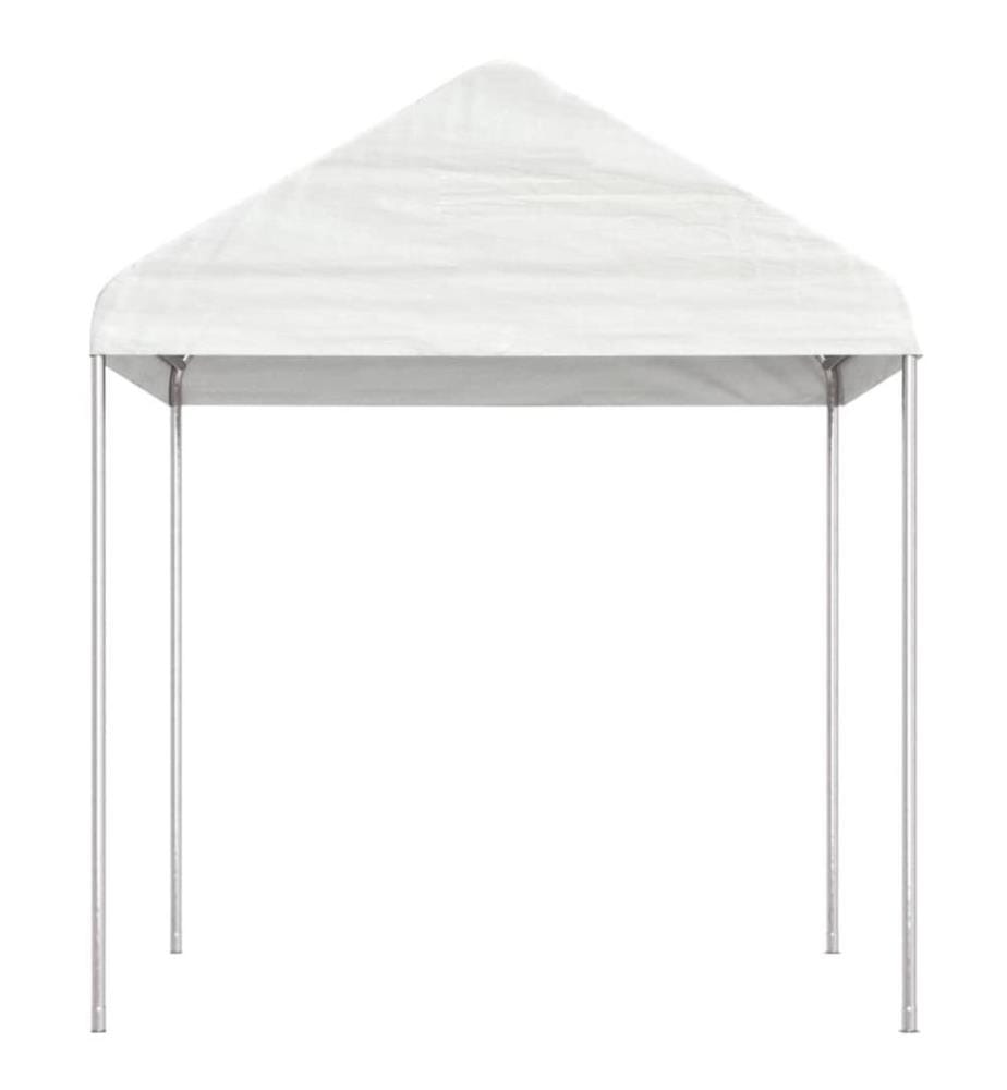 Pavillon mit Dach Weiss 2,28x2,23x2,69 m Polyethylen