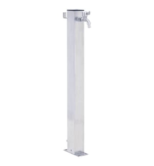 Colonne à eau de jardin 100 cm acier inoxydable carré