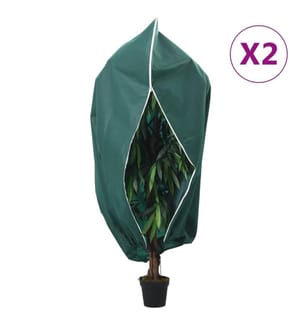 Housses de protection pour plantes avec fermeture éclair 2 pcs