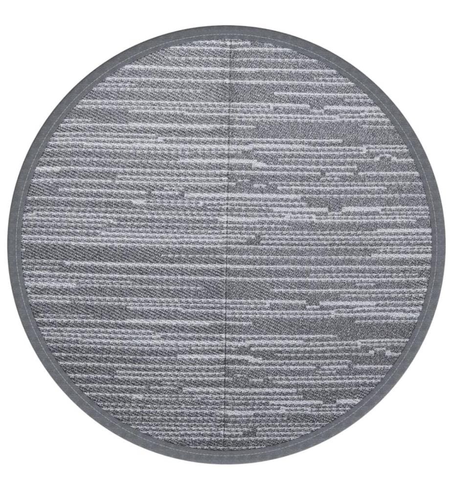 Outdoor-Teppich ARAKIL Grau Ø160 cm PP