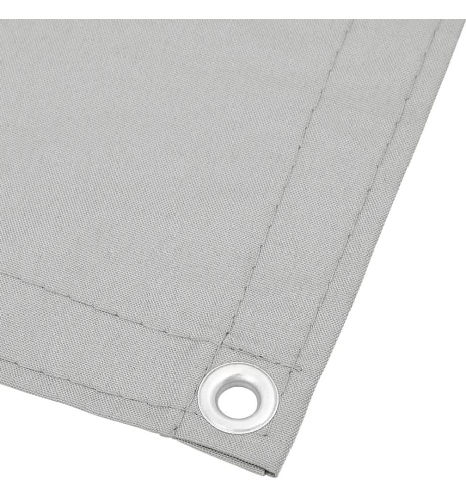 Balkon-Sichtschutz Hellgrau 75x500 cm 100 % Polyester-Oxford