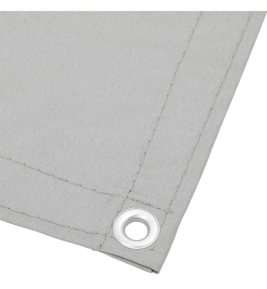 Balkon-Sichtschutz Hellgrau 120x400 cm 100 % Polyester-Oxford