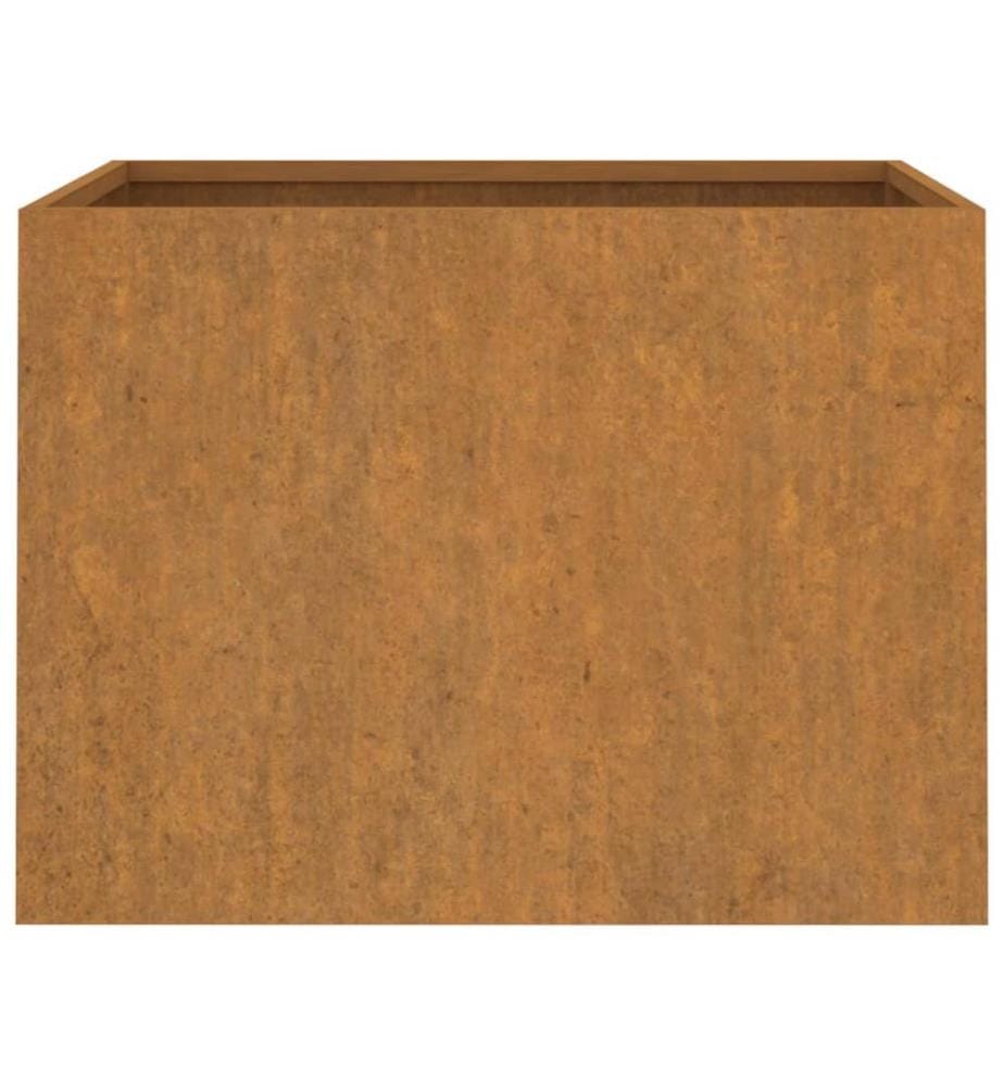 Jardinière 62x47x46 cm acier corten