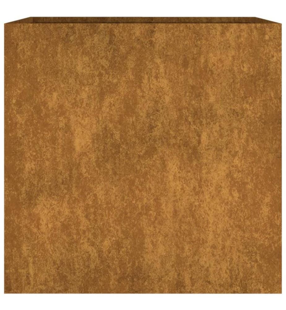 Jardinière 40x41x40 cm acier corten