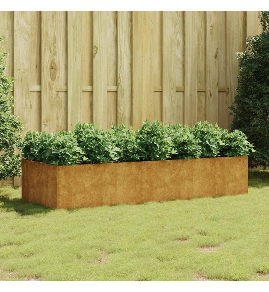 Hochbeet 200x80x40 cm Cortenstahl