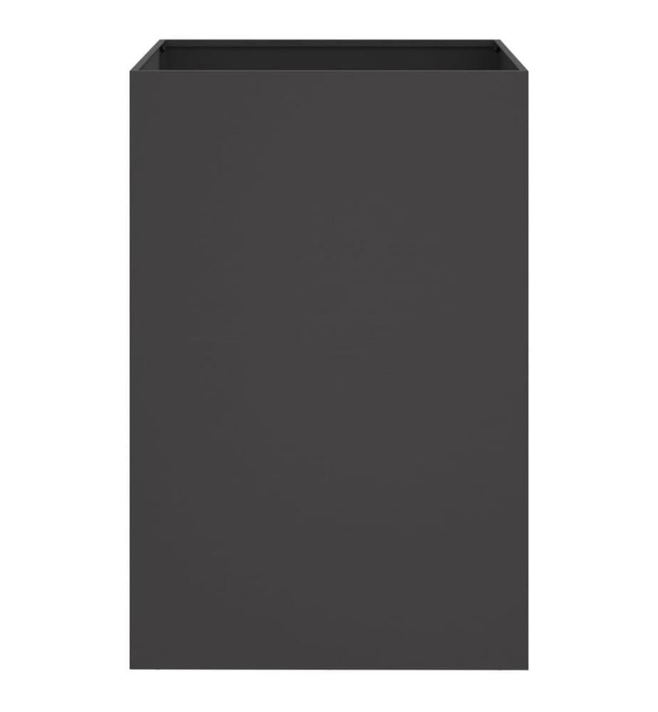 Jardinière noir 52x48x75 cm acier