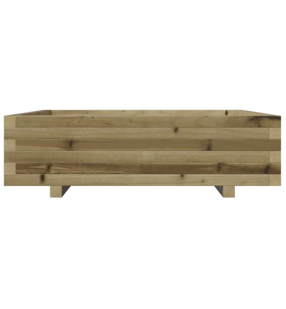 Jardinière 90x90x26,5 cm bois de pin imprégné
