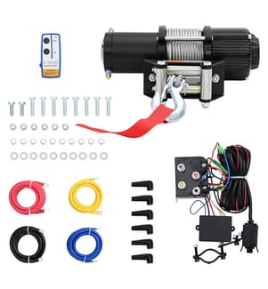 Elektrische Seilwinde 12 V 4500 lbs 2040 kg mit Fernbedienung