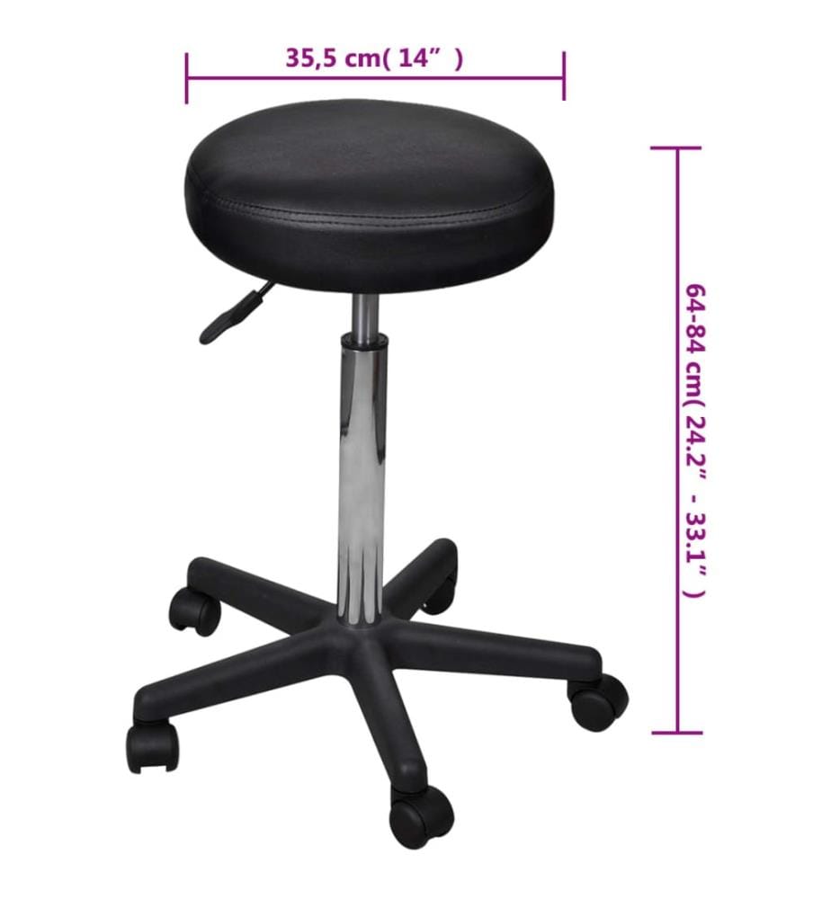 Bürohocker Schwarz