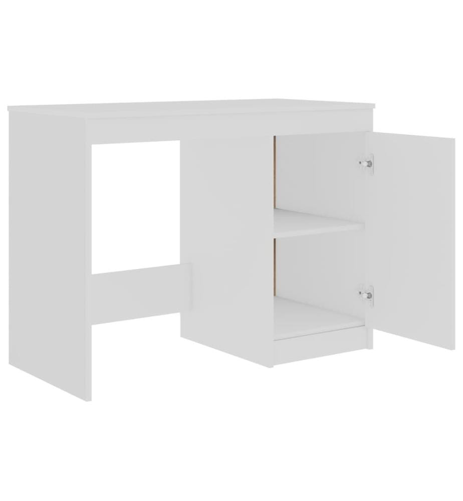 Bureau Blanc 100x50x76 cm Bois d'ingénierie