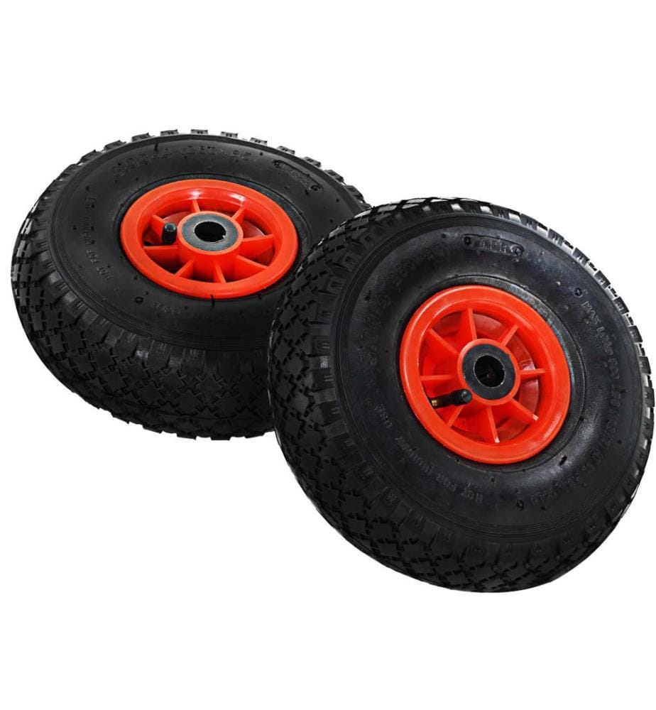 Roues de diable 2 pcs Caoutchouc 3.00-4 (245x82)