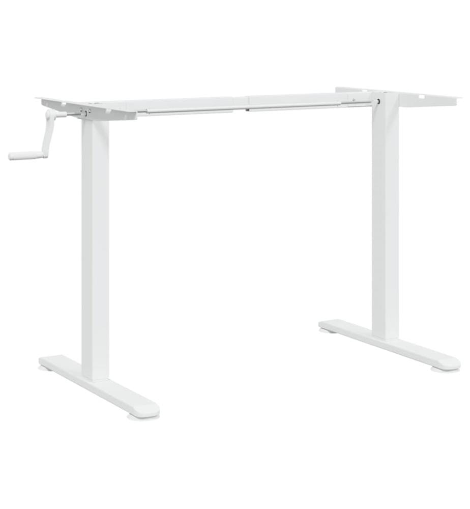 Cadre de bureau debout blanc (94-135)x60x(70-114) cm acier