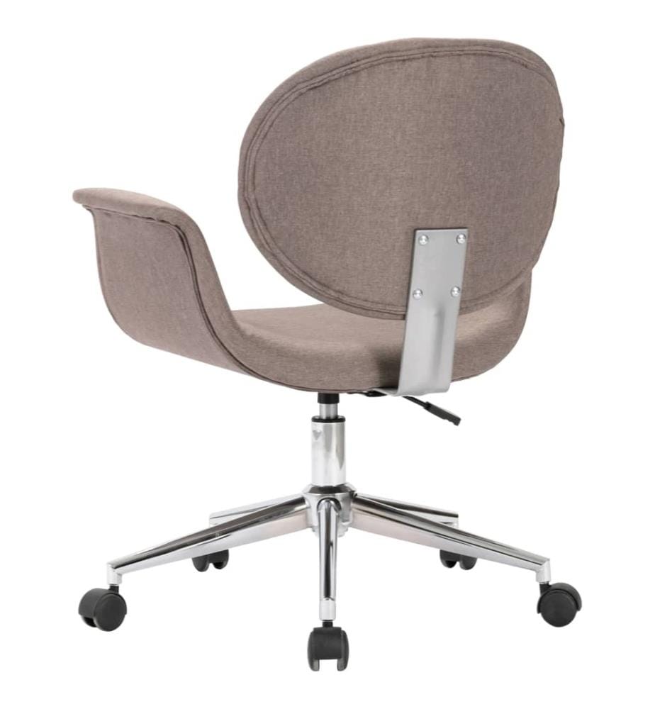Drehbarer Bürostuhl Taupe Stoff