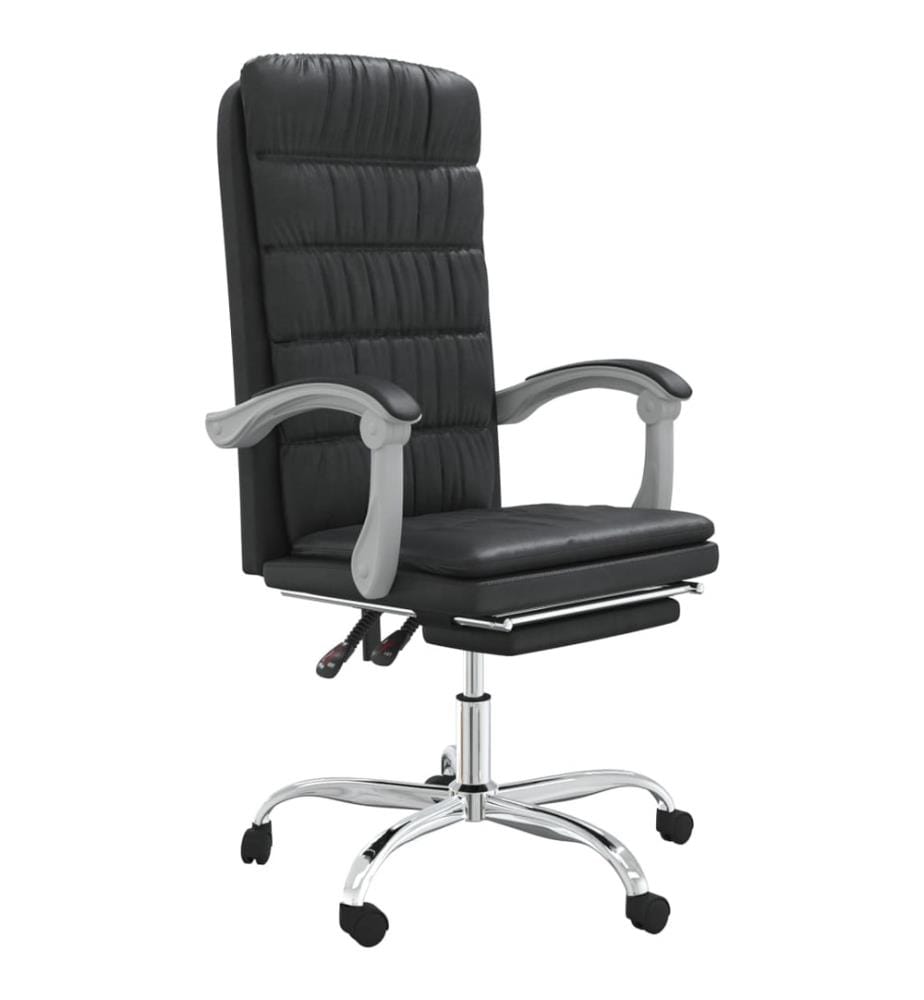 Fauteuil inclinable de bureau Noir Similicuir