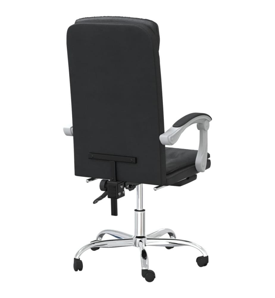 Fauteuil inclinable de bureau Noir Similicuir