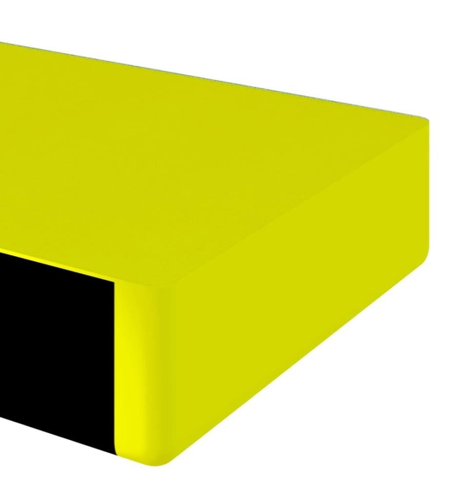 Kantenschoner 2 Stk. Gelb & Schwarz 6x2x101,5 cm PU