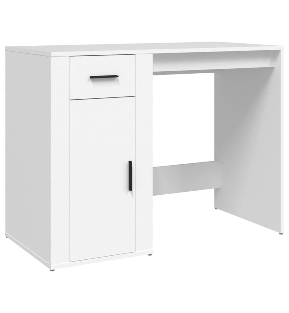 Bureau Blanc 100x49x75 cm Bois d'ingénierie